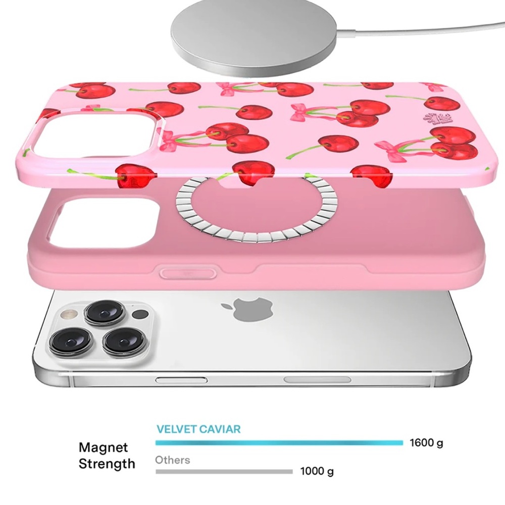 VELVET CAVIAR sweet cherry phone case - Picture 6 of 7